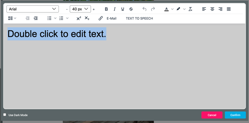 text editor light mode